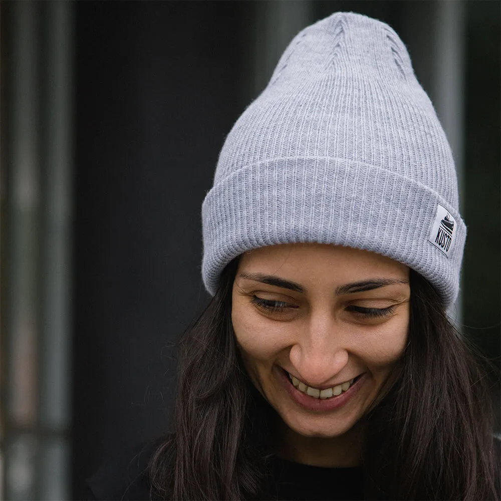 Шапка Kusto One светло-серая - фото 4