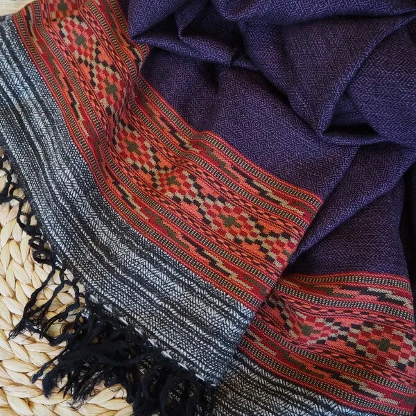 Большой шерстяной шарф Plum Folk - фото 6