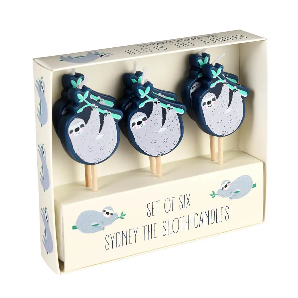 Свечи для торта Ленивцы REX - набор 6 шт - фото 4