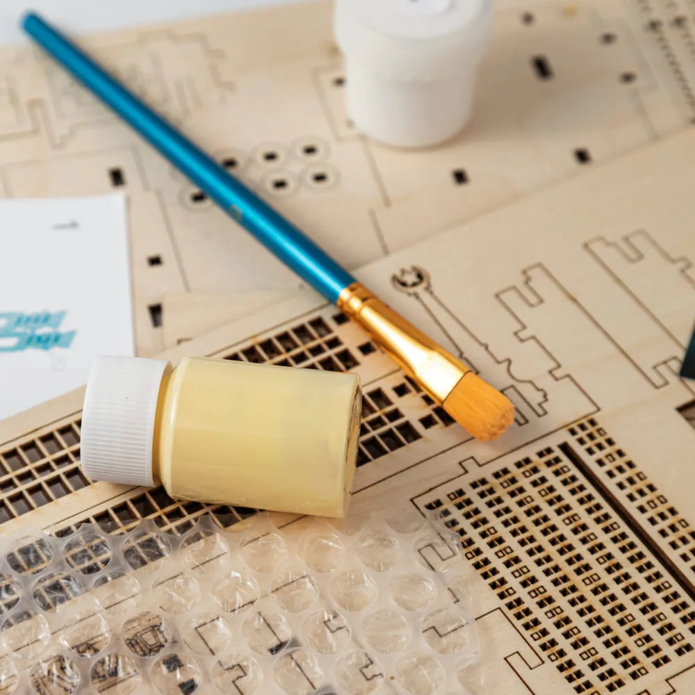 Сборная модель МГУ - фото 17