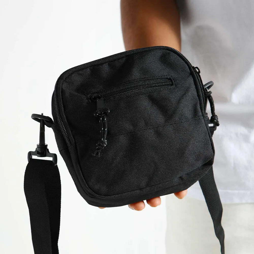 Сумка Obey Small Messenger Bag Black - фото 7