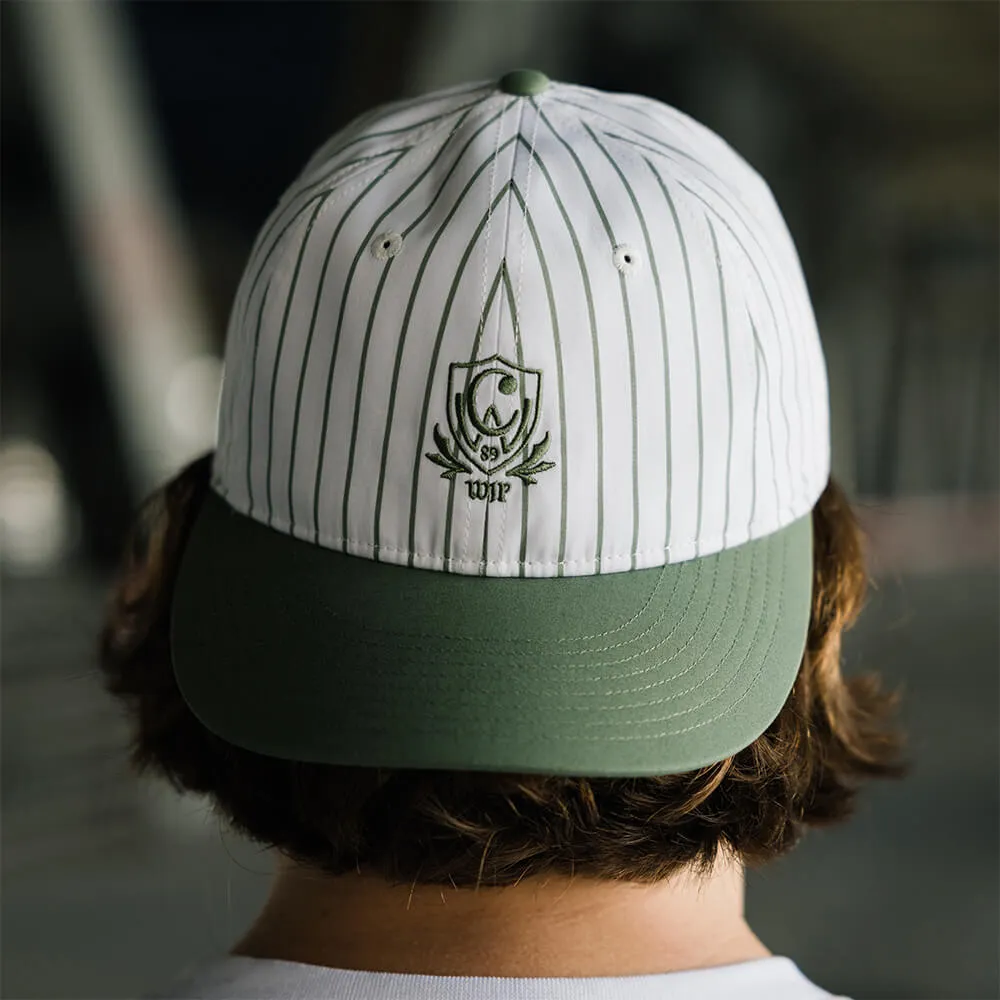 Кепка Carhartt WIP Linus Stripe Park White - фото 1