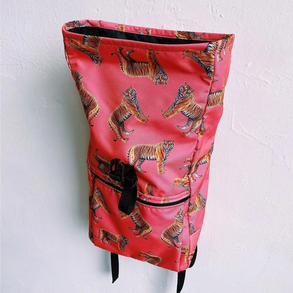 Рюкзак Nikita Gruzovik ролтоп c тиграми - фото 4