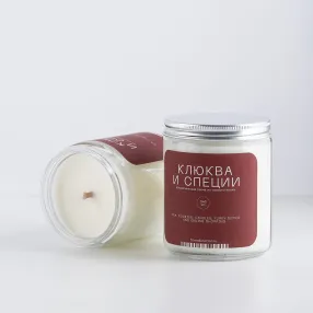 Свеча Friend Function Клюква и специи 240 мл