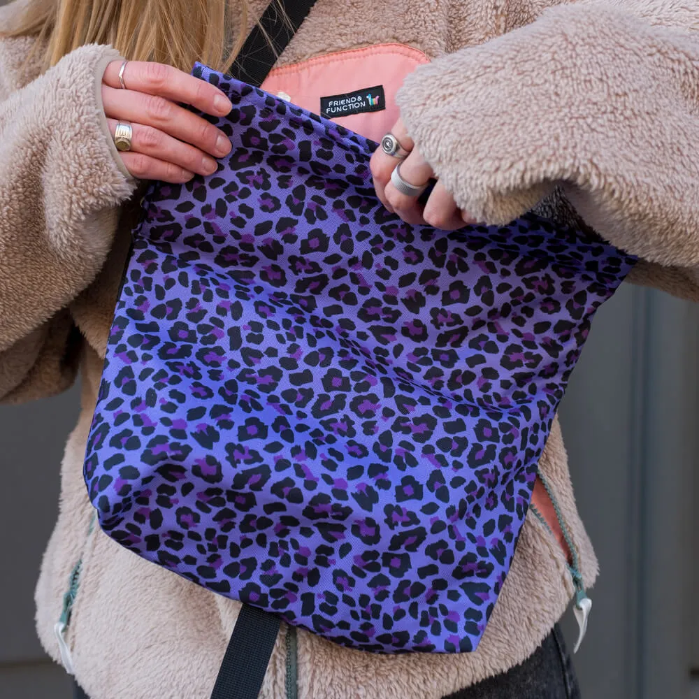 Сумка iyulstore Baby rolltop Фиолетовый леопард - фото 5