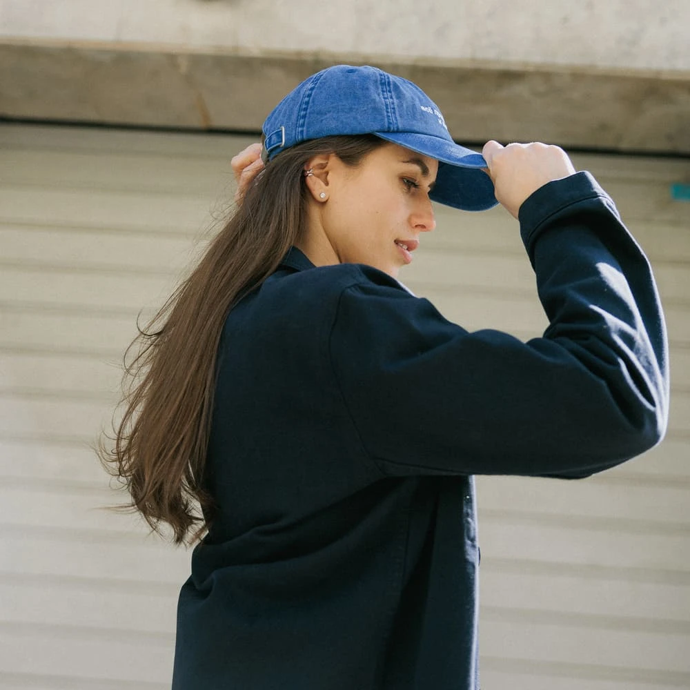 Кепка Friend Function Всё предрассудки и пустое синяя - фото 5