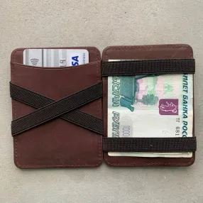 Волшебный кошелек Garzini Magic Wallets коричневый