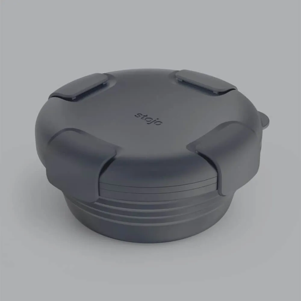 Складной ланч-бокс Stojo Bowl Carbon 1065 мл - фото 3