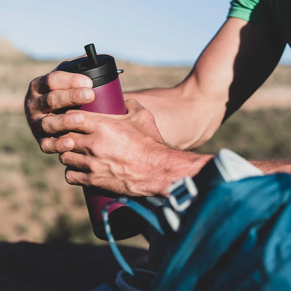 Термокружка Klean Kanteen TKWide 473 мл Twist Cap Purple Potion - фото 9