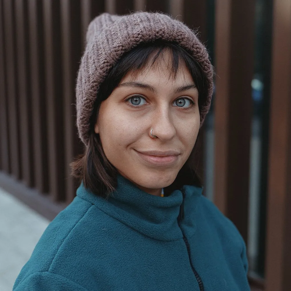 Шапка шерстяная Friend Function Крупной Вязки Орех - фото 5