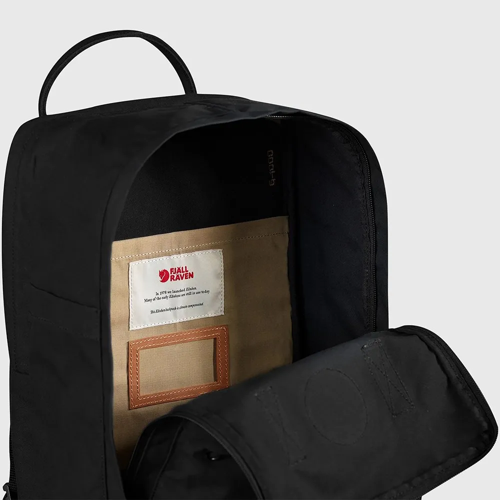 Рюкзак Fjallraven Kanken No2 ALL BLACK Laptop 15 - фото 4