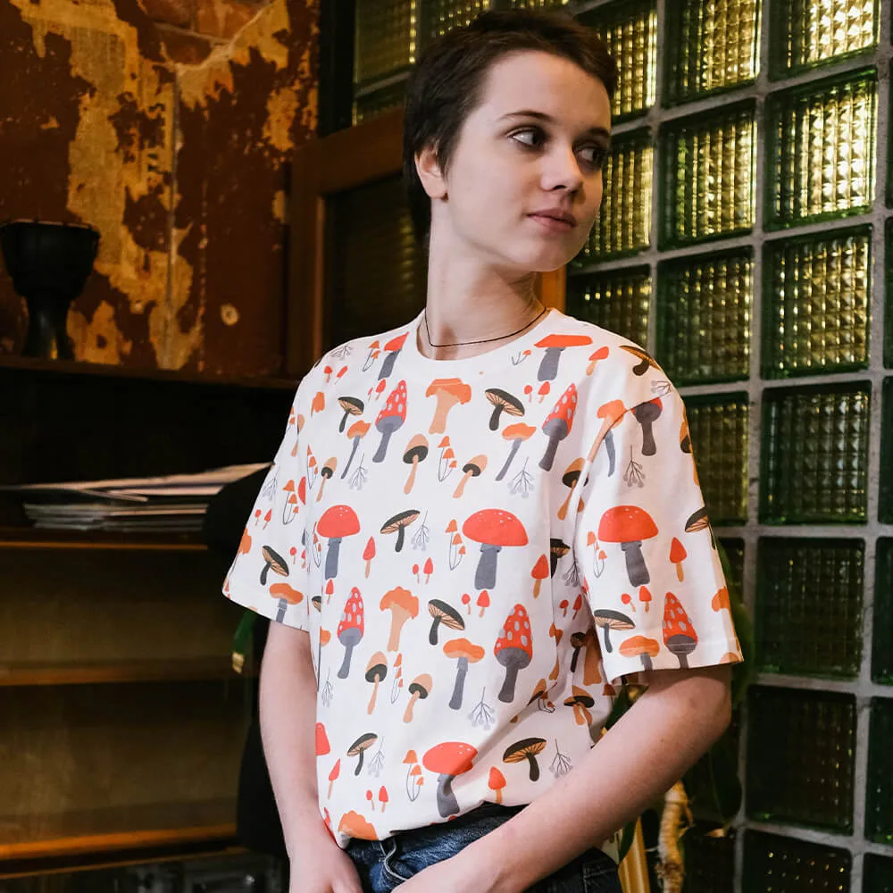 Футболка Friend Function Грибная белая - фото 9