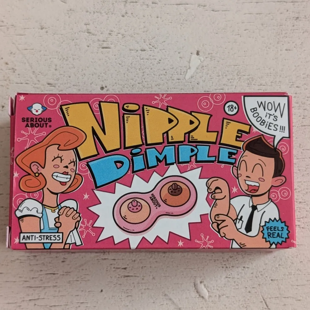 Брелок на ключи Сиська Димпл Serious About телесная - фото 6