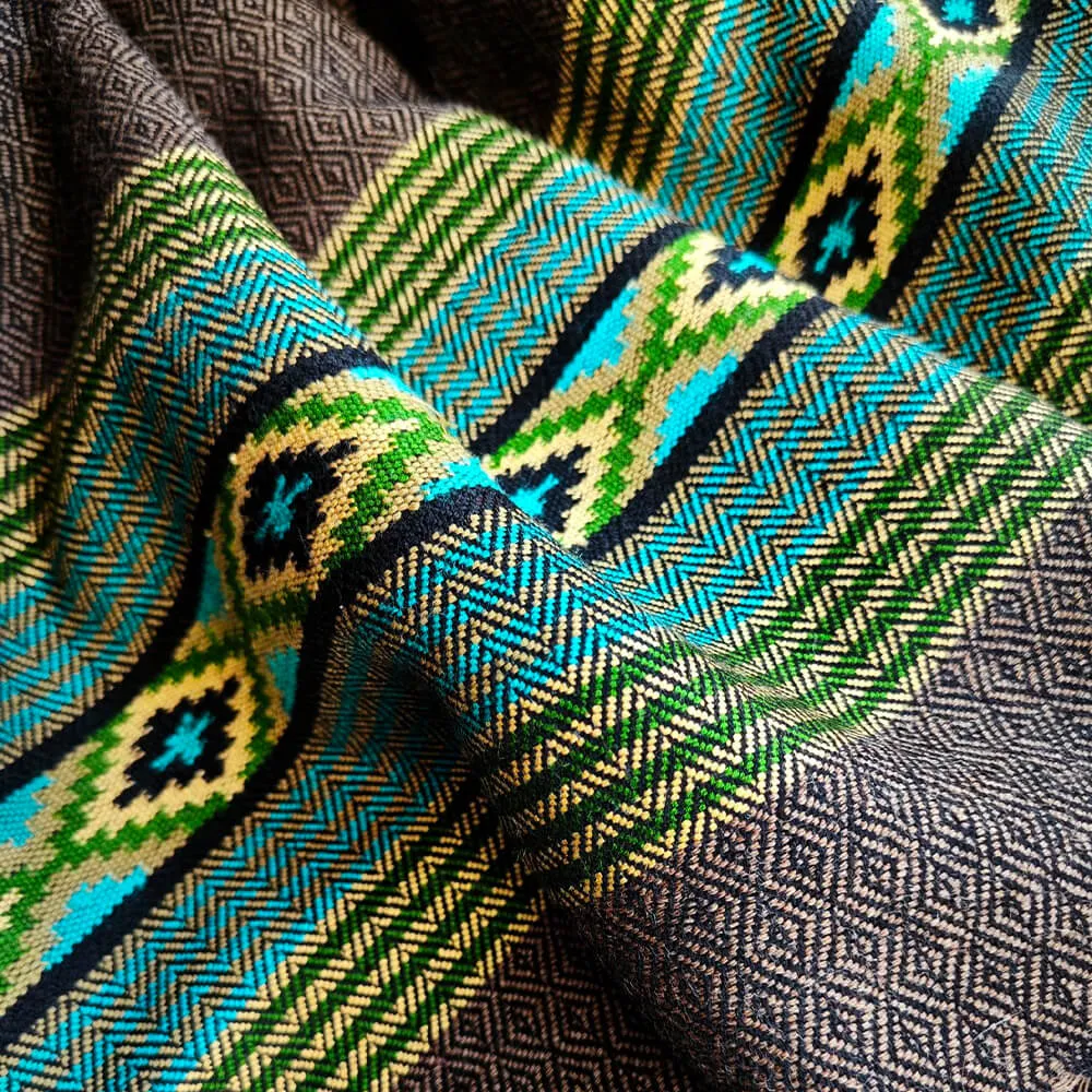 Большой шерстяной шарф Chocolate Parisien Folk - фото 2