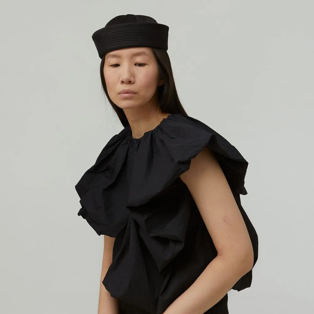 Шапка CHECK YA HEAD черная T636/1 - фото 3