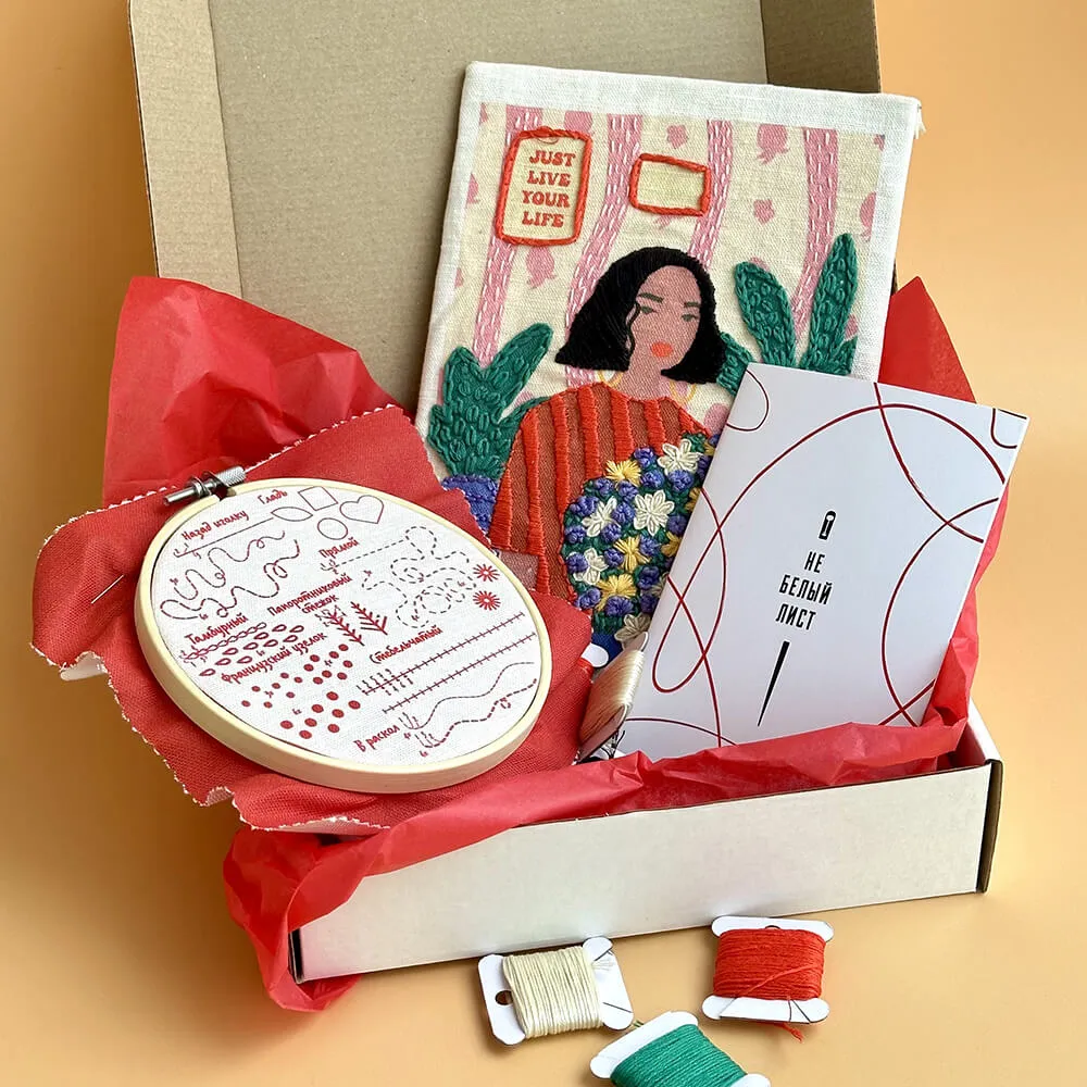 Большой набор для вышивки Не белый лист (разные дизайны) - фото 1