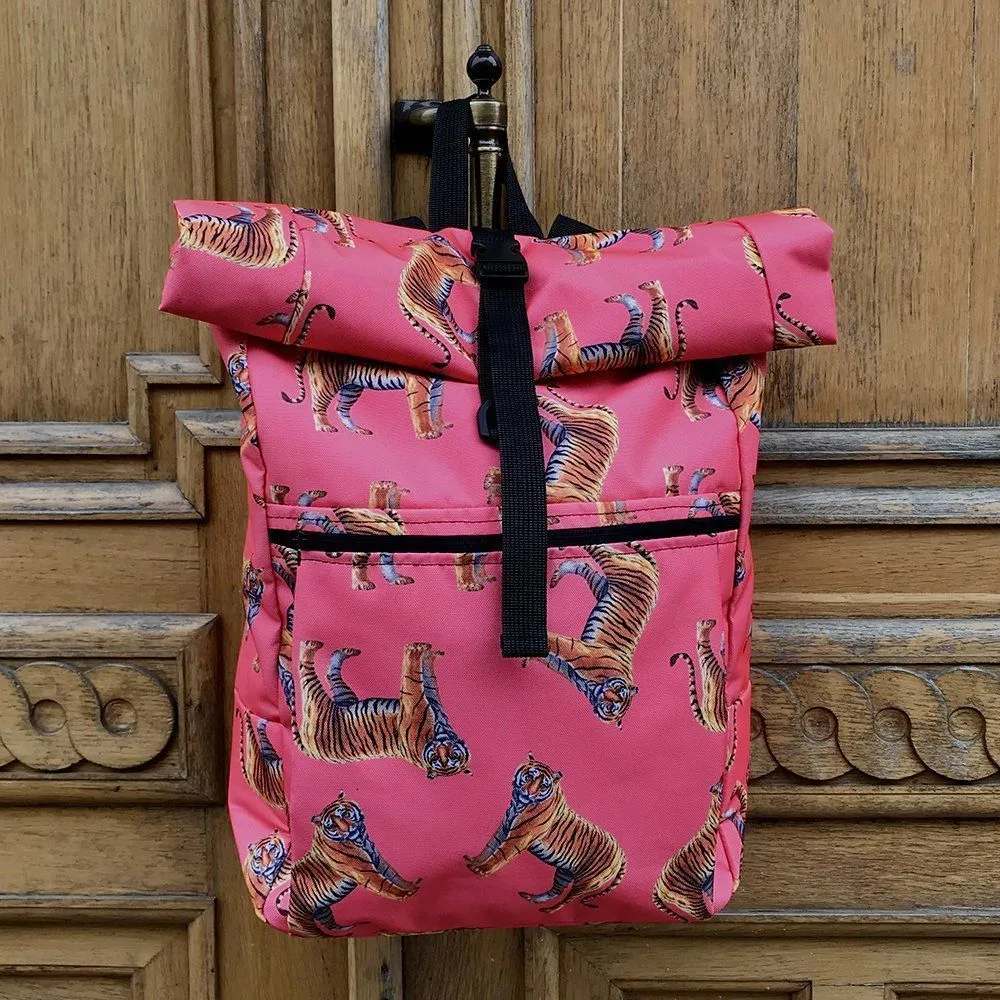 Рюкзак Nikita Gruzovik ролтоп c тиграми - фото 8