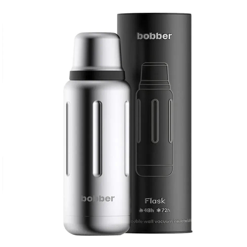 Термос bobber Flask 1000 мл матовая сталь - фото 1