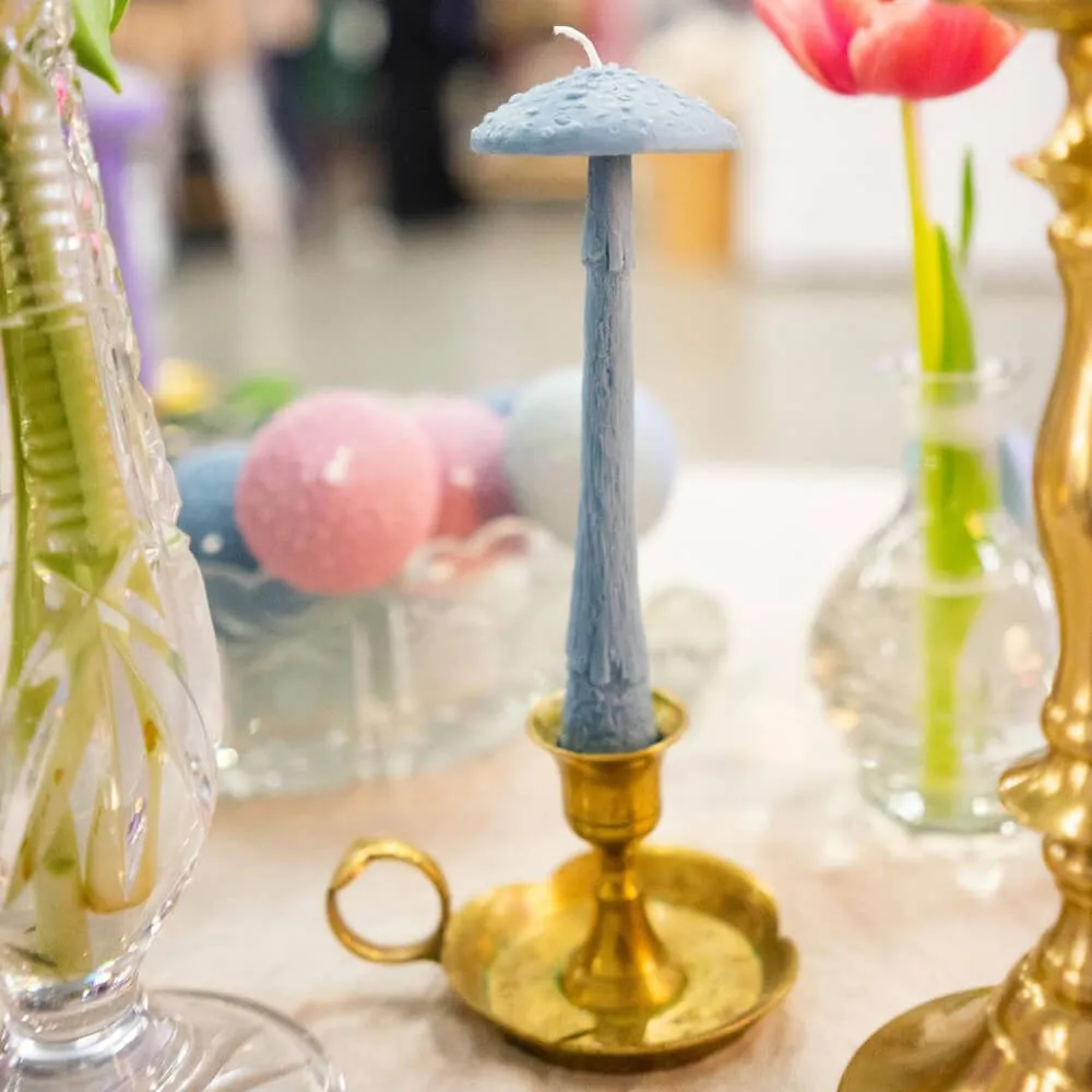 Ароматическая свеча Unification Love Гриб шляпкой вниз сизый - фото 8