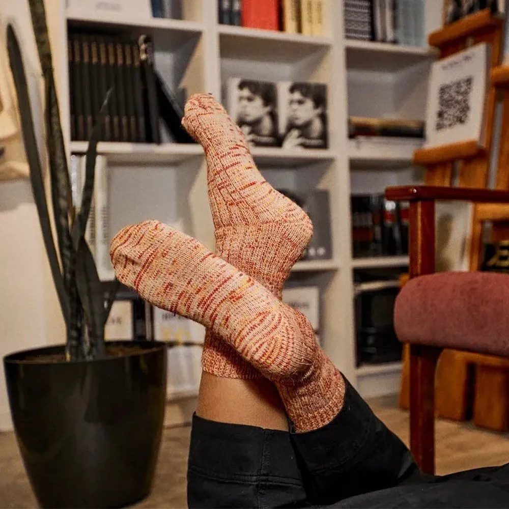 Шерстяные носки Friend Function оранжевые - фото 1