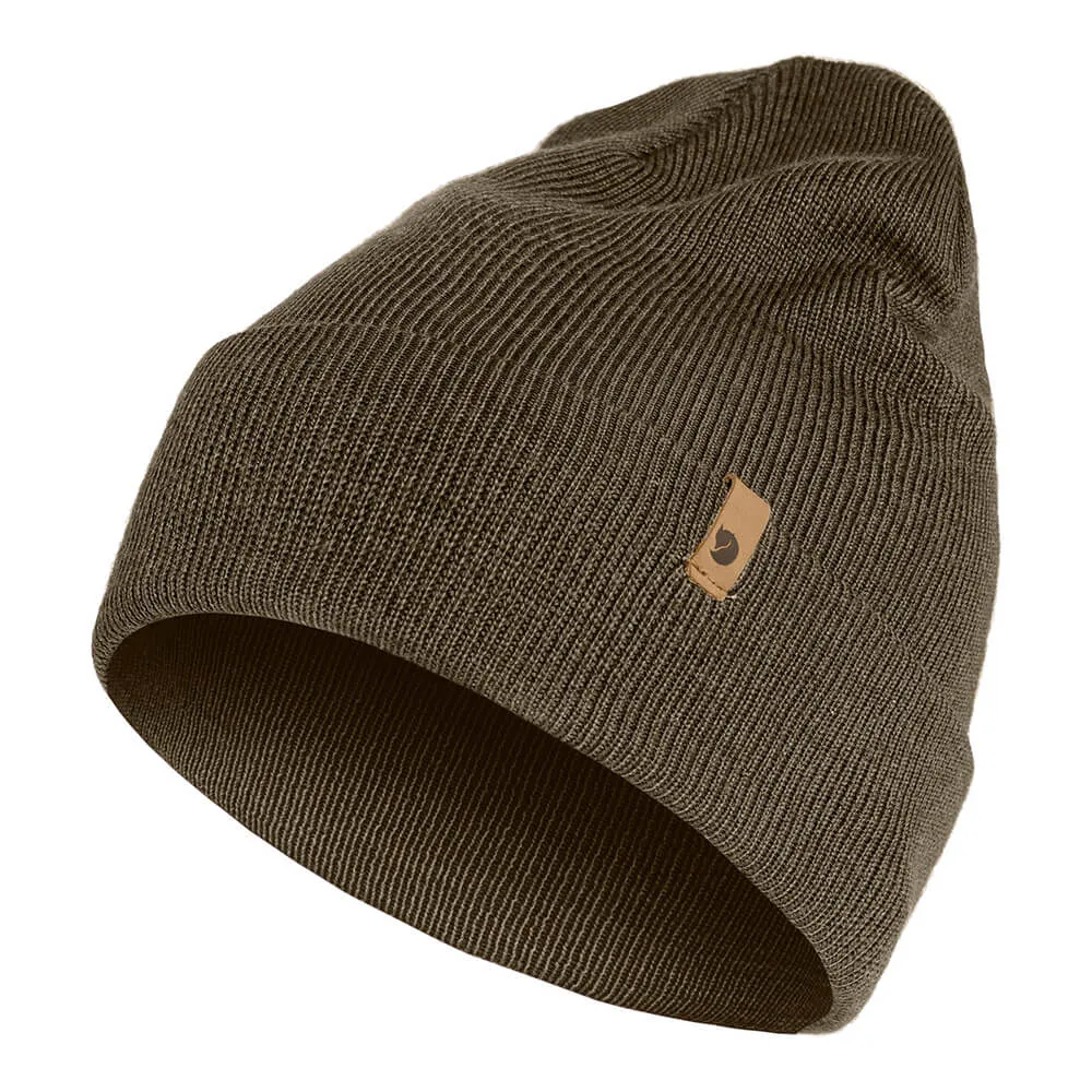 Шапка Fjallraven Classic Knit Hat Dark Olive (633) - фото 3