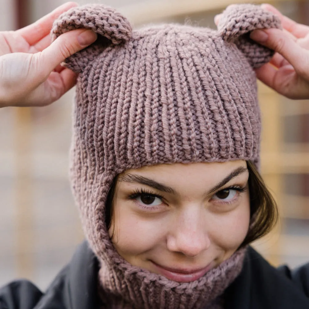 Балаклава Friend Function с ушками орех - фото 4