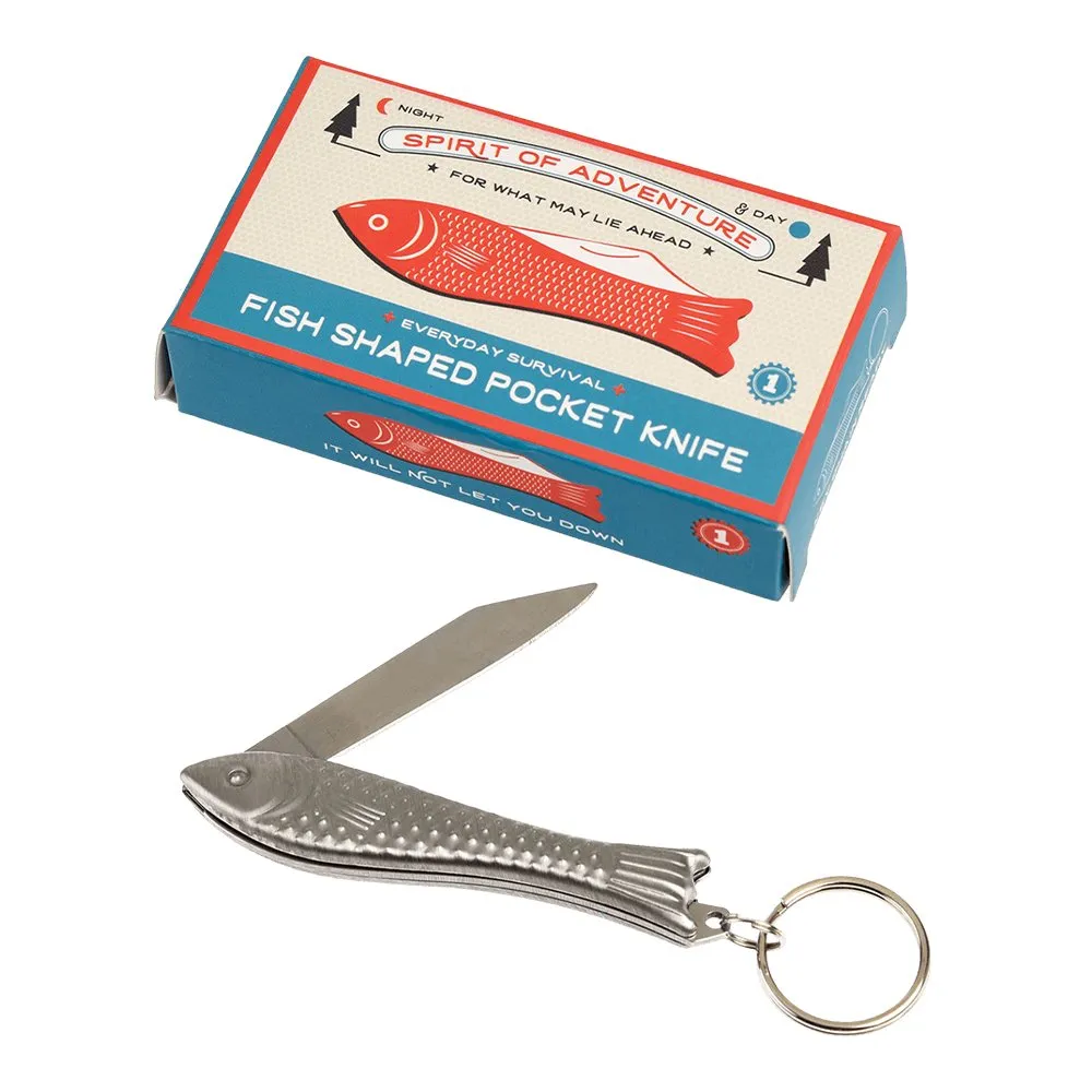 Брелок с карманным ножом в форме рыбы REX - фото 2