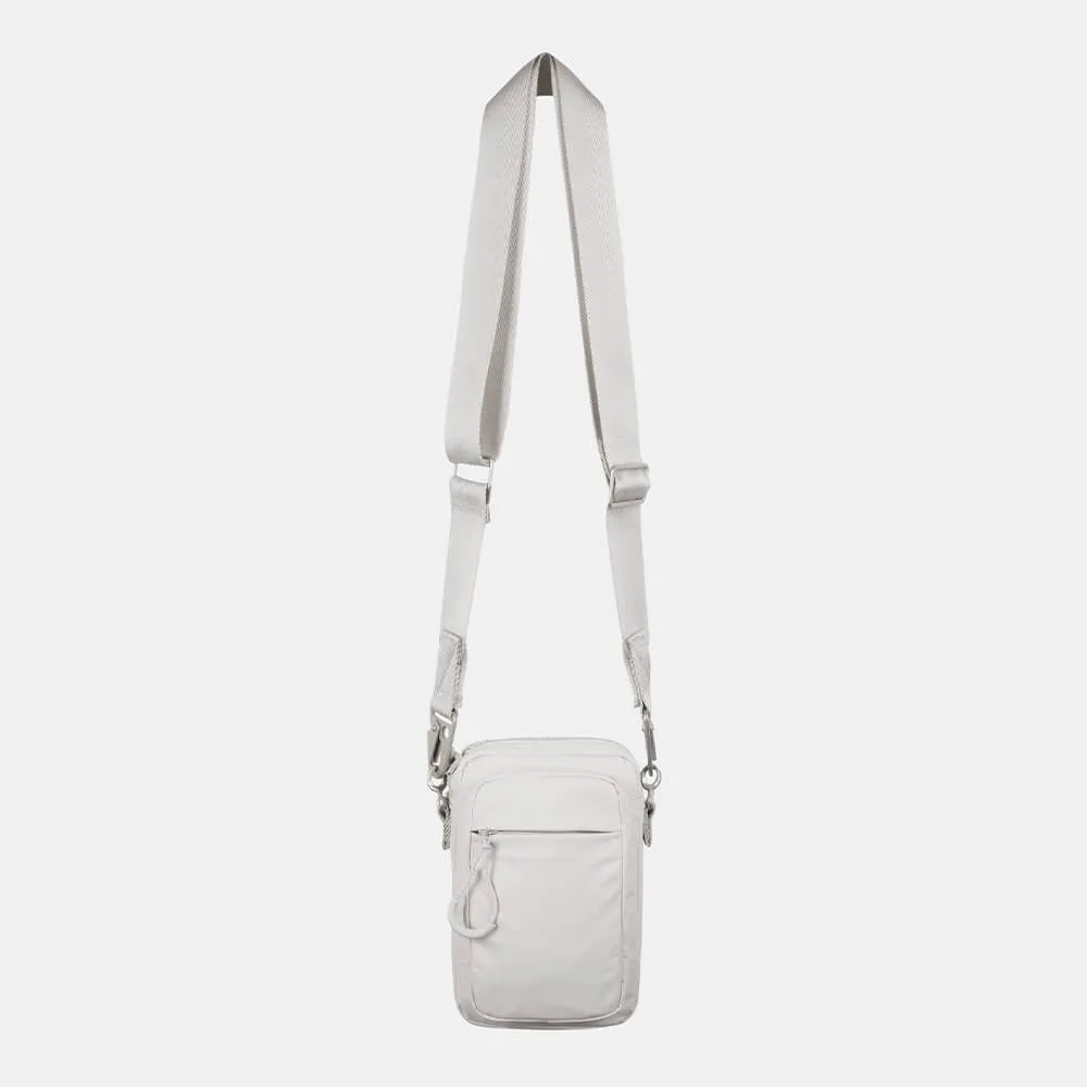 Мини-сумка через плечо SHU рипстоп светло-серая - фото 1