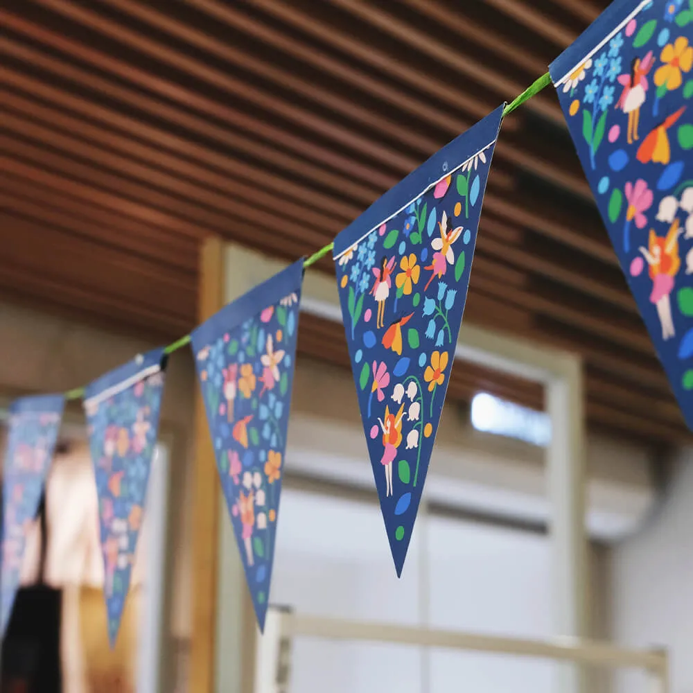 Флажки для вечеринки Fairies In The Garden REX - фото 1