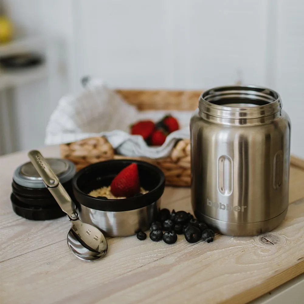 Термос для еды bobber Jerrycan 700 мл матовая сталь - фото 7