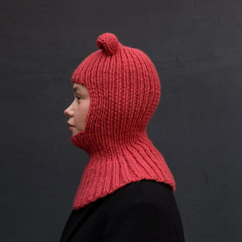 Балаклава Friend Function с ушками коралловая - фото 6