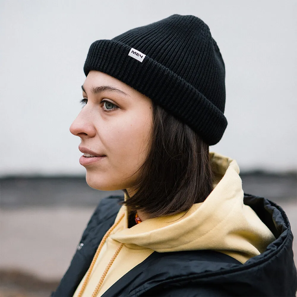 Шапка Меч Knit Short Beanie Black - фото 1