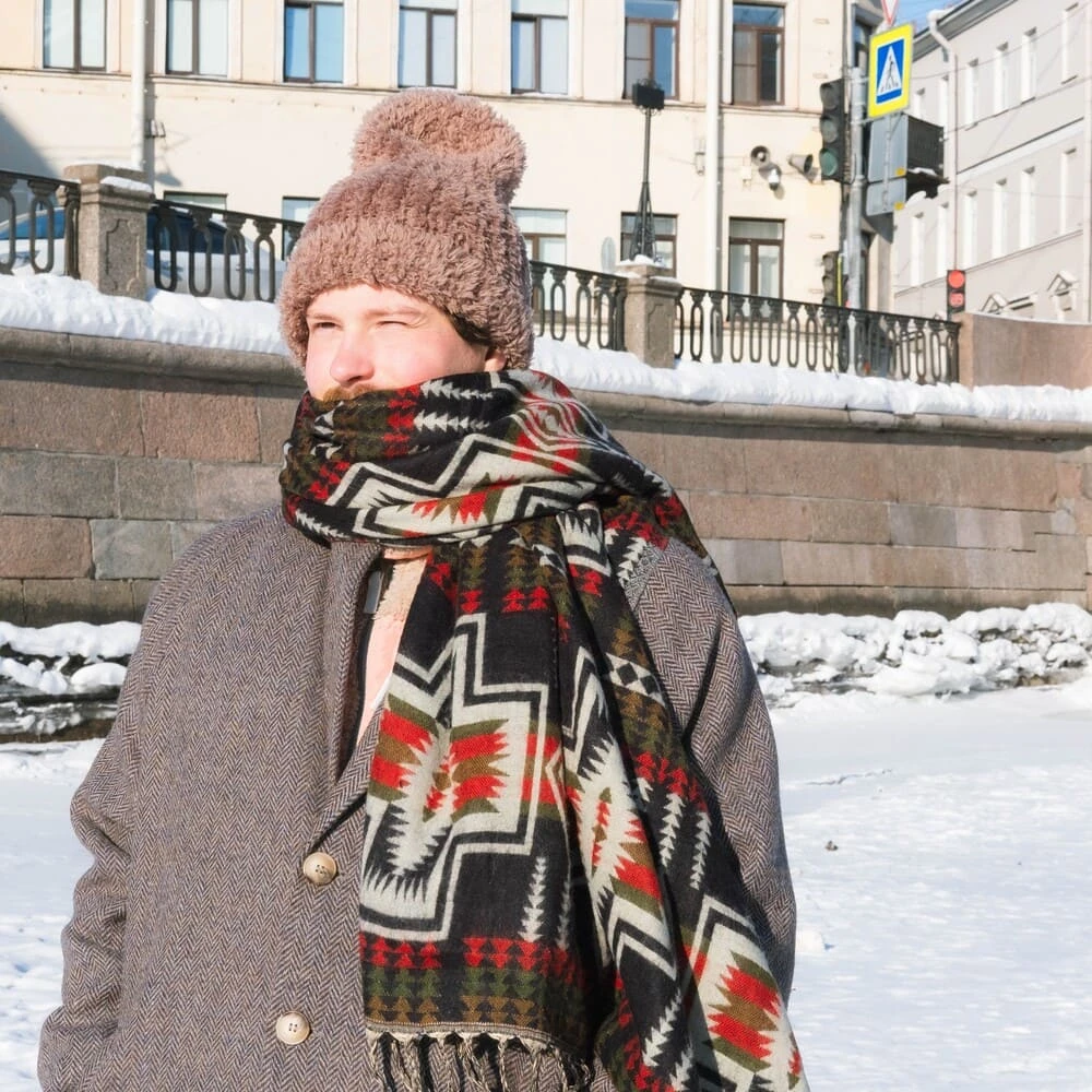 Шапка CHECK YA HEAD коричневая T1966/104 - фото 3