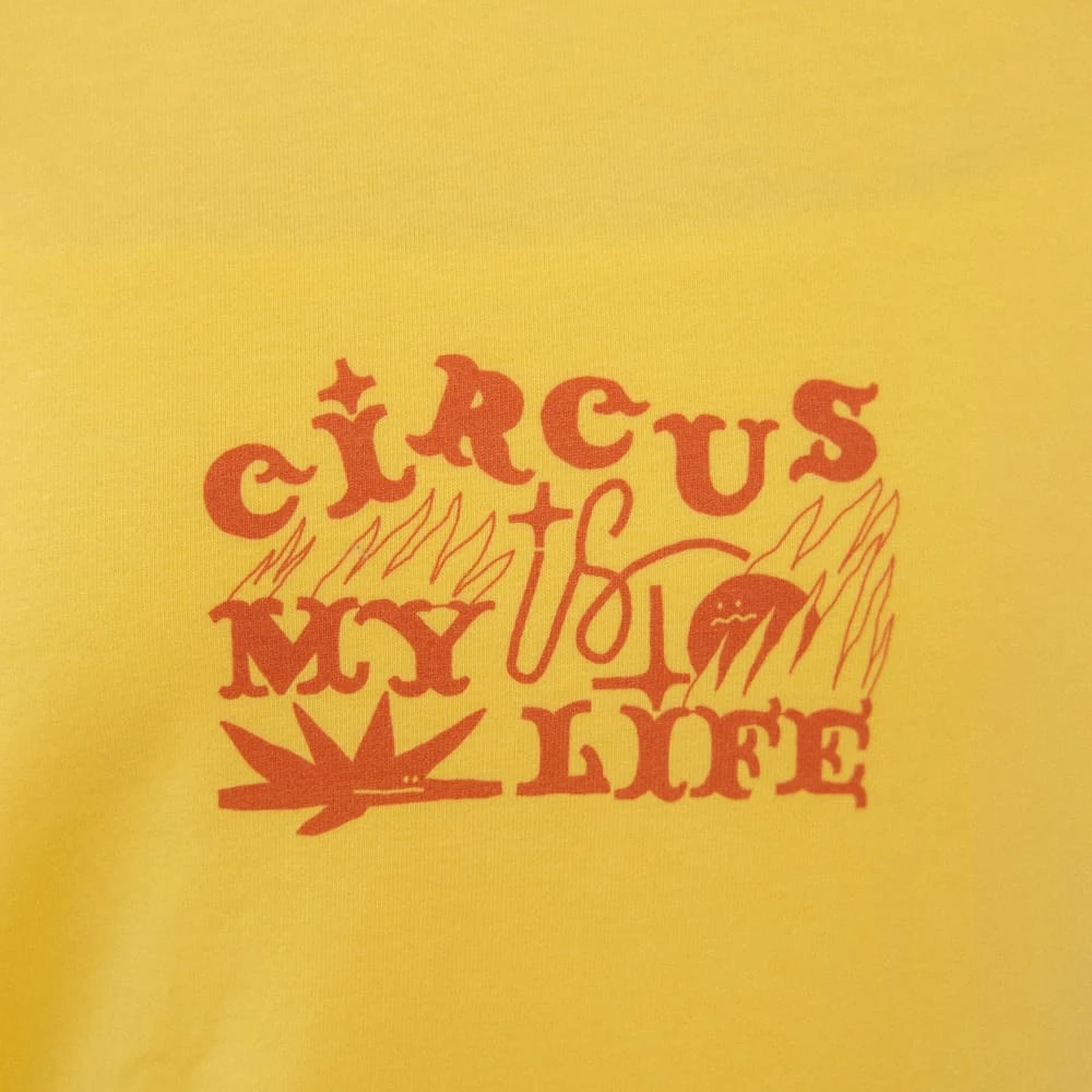 Футболка Friend Function Circus is my life бананово-желтая - фото 9