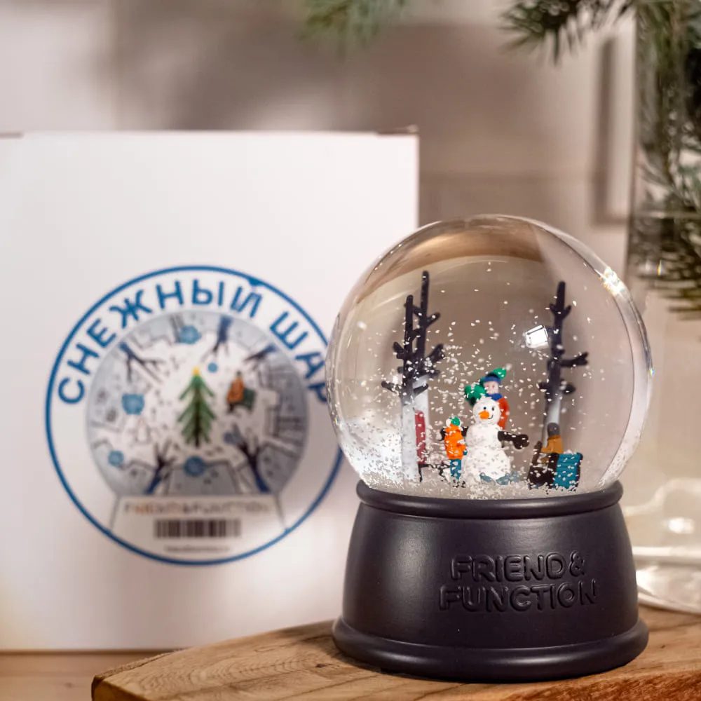 Снежный шар Friend Function Новогодний двор - фото 9