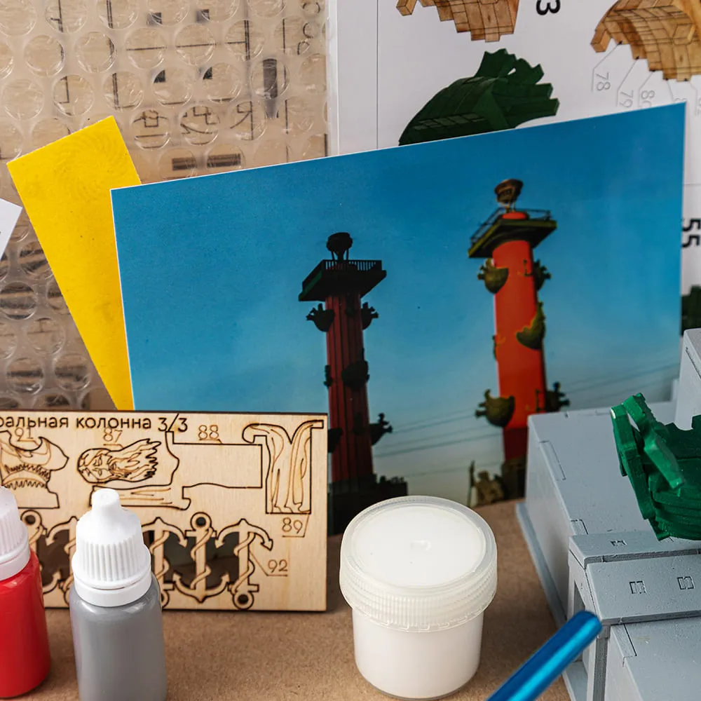 Сборная модель Ростральная колонна - фото 7