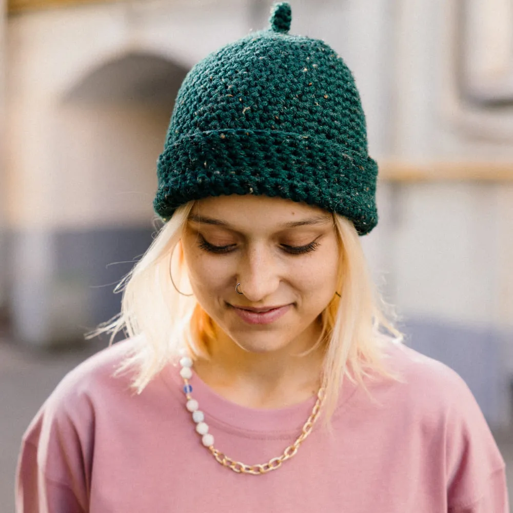 Шапка CHECK YA HEAD зелёная 2467/154 - фото 6