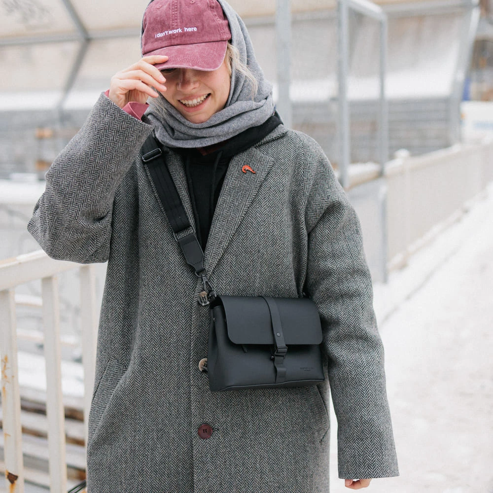 Кроссбоди сумка Gaston Luga Splash Black - фото 15