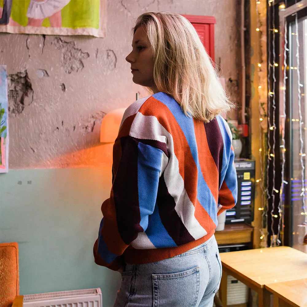 Свитер Thinking Mu Cold Paloma Blue женский - фото 6