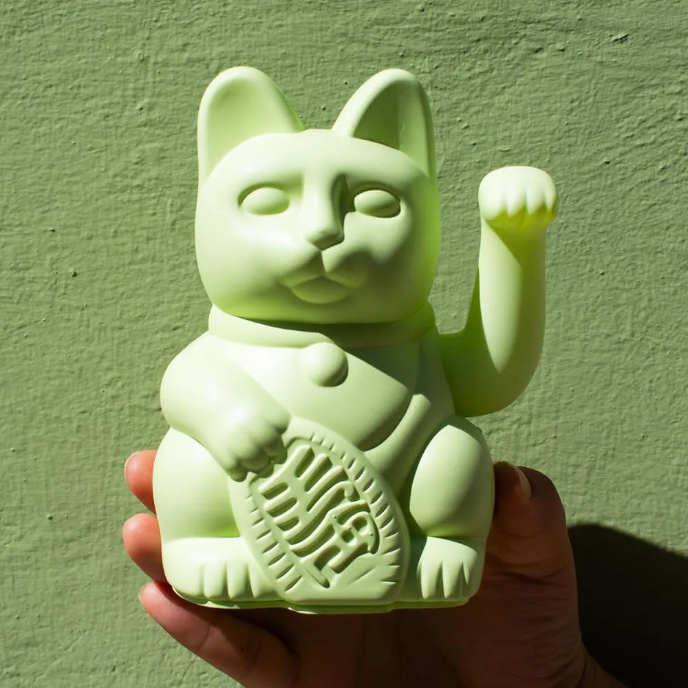 Манэки-нэко - Lucky Cat светло-зеленный - фото 2
