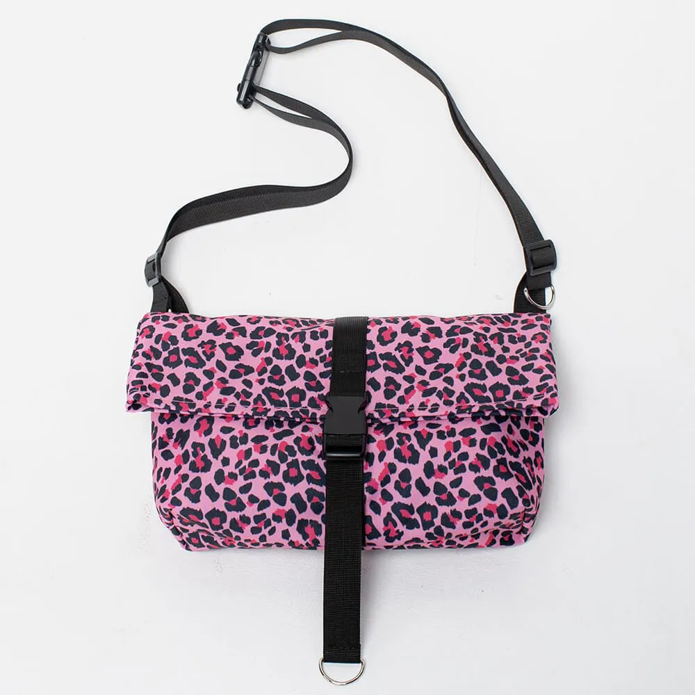 Сумка iyulstore Baby rolltop Розовый леопард - фото 9