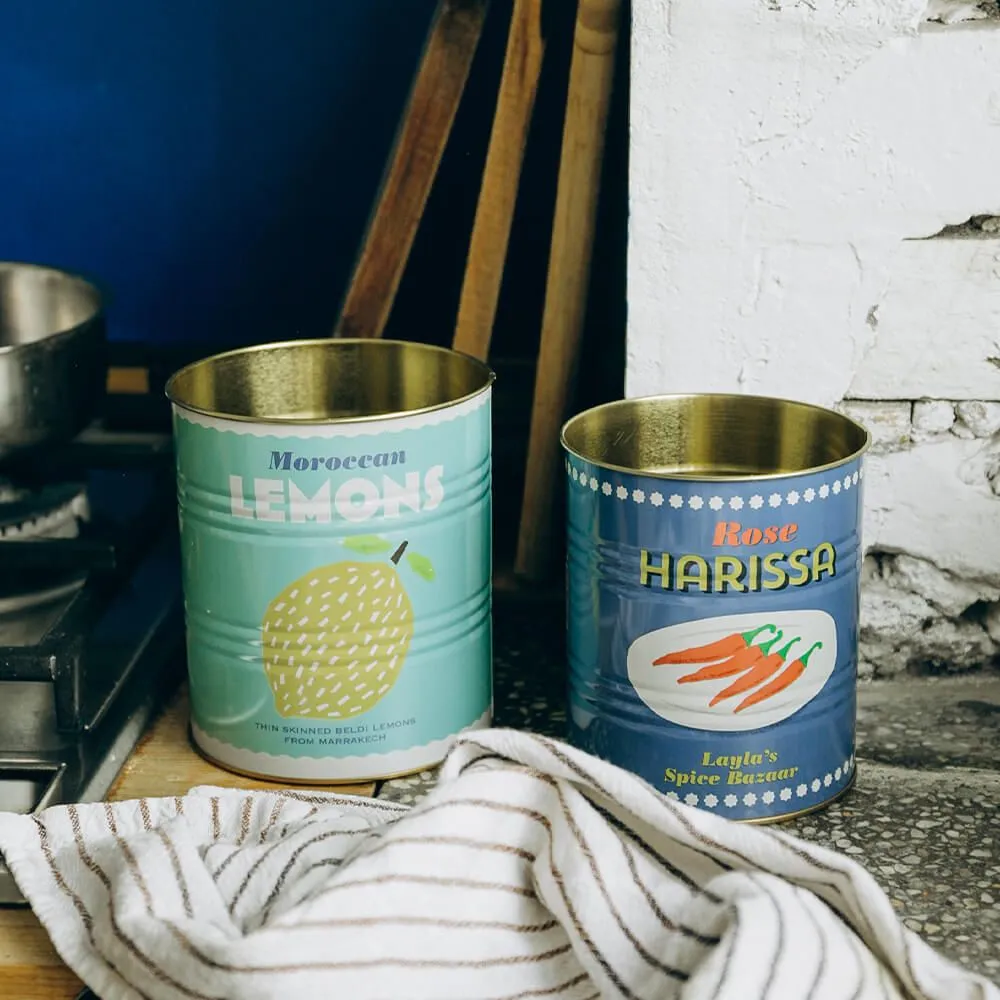 Набор банок для хранения с лимонами и перцами REX - фото 3