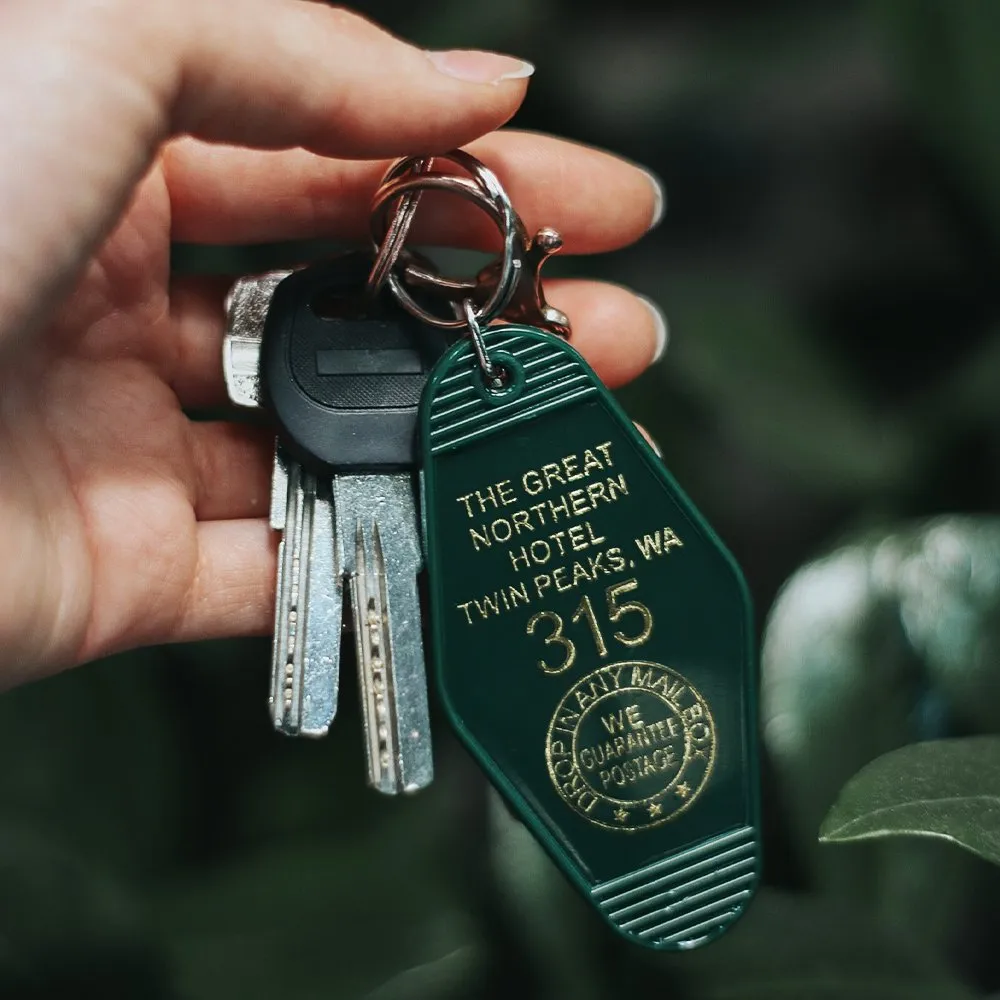 Брелок на ключи Friend Function TWIN PEAKS зеленый - фото 1