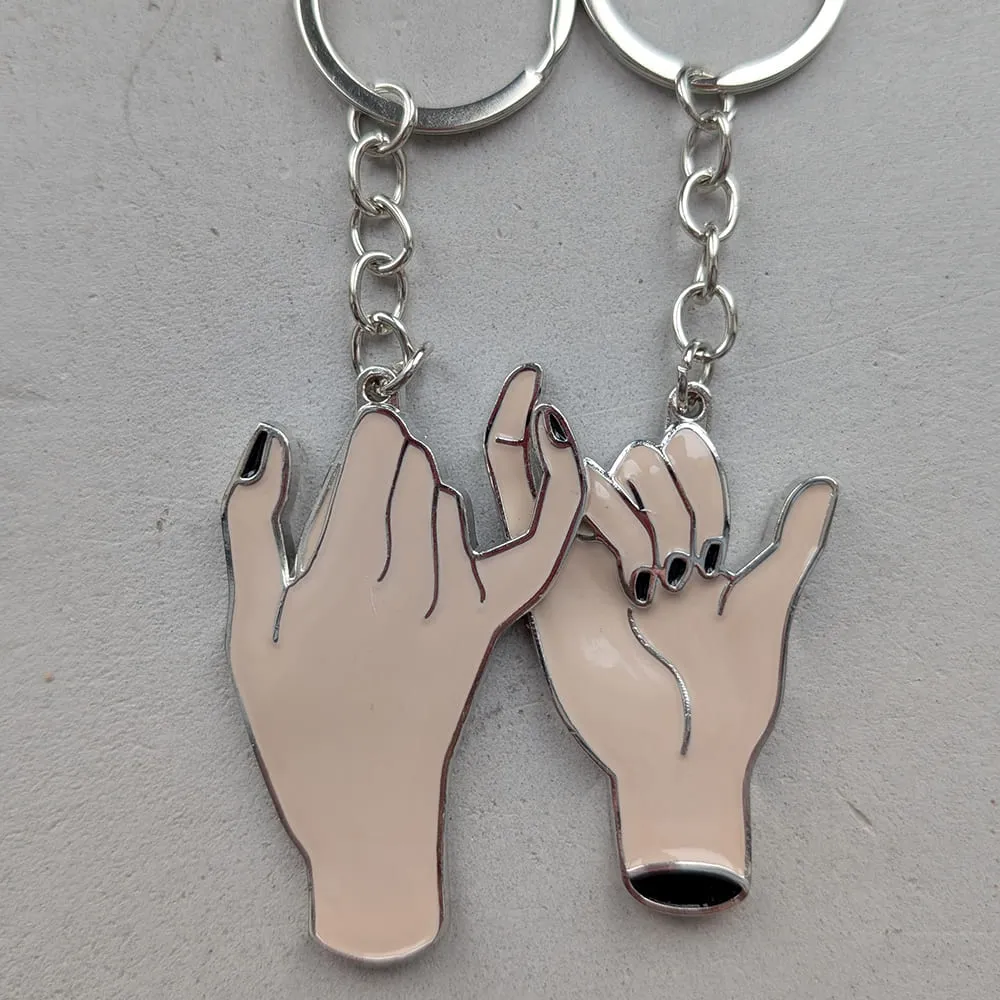Пара брелоков на ключи Helio Ferretti PINKY PROMISE KEYCHAIN PAIR - фото 2