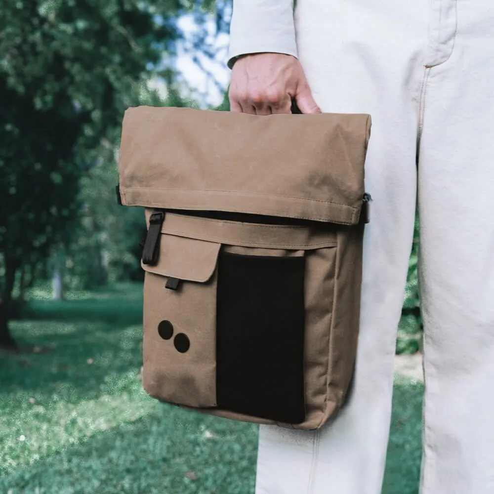 Рюкзак Pinqponq Carrik Coated Khaki - фото 16