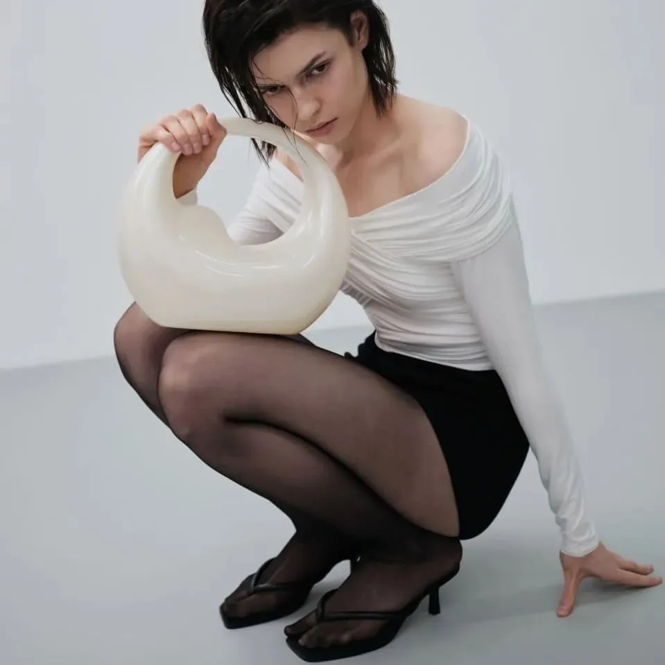 Сумка Gaston Luga Billie Bag Pearl White - фото 10