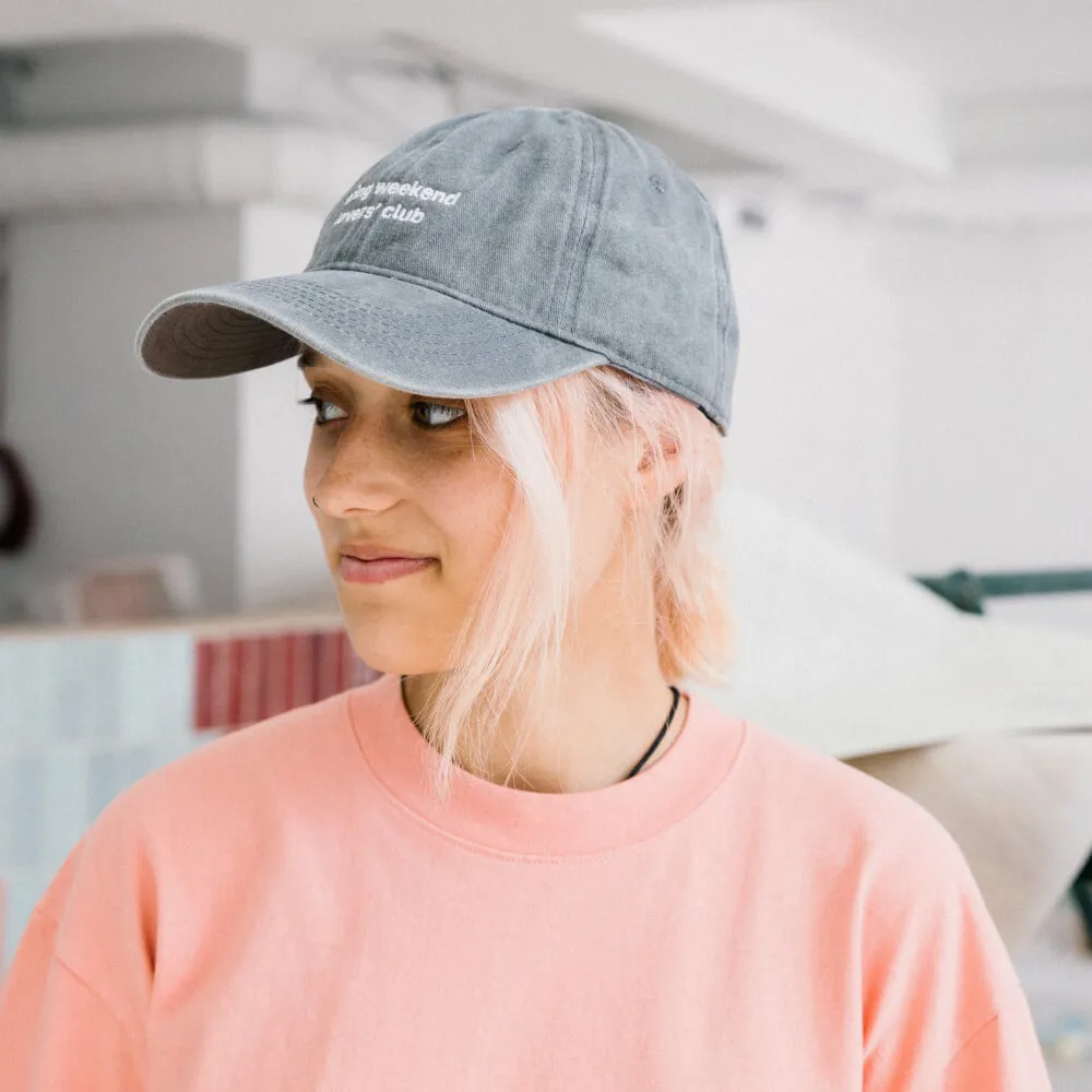 Бейсболка Faded с вышивкой boring weekend lovers' club - фото 8