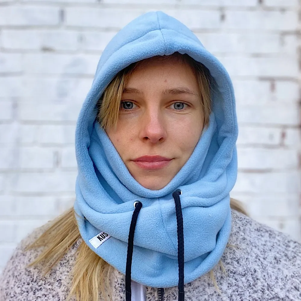 Капюшон Kusto Hood L голубой - фото 5