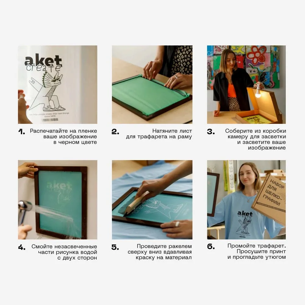 Набор для шелкографии Aket 2.0 - фото 2