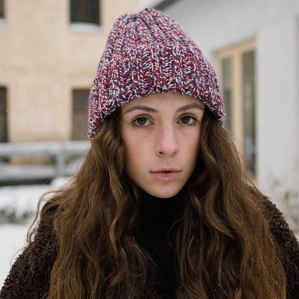 Шапка шерстяная Friend Function Крупной Вязки Французский рябчик - фото 2